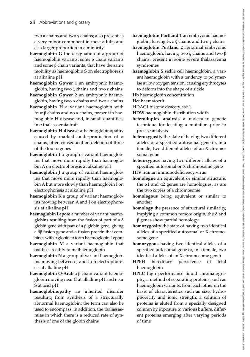 Preview page 10 of eBook PDF Haemoglobinopathy Diagnosis 4th Edition By Barbara Bain, David Rees