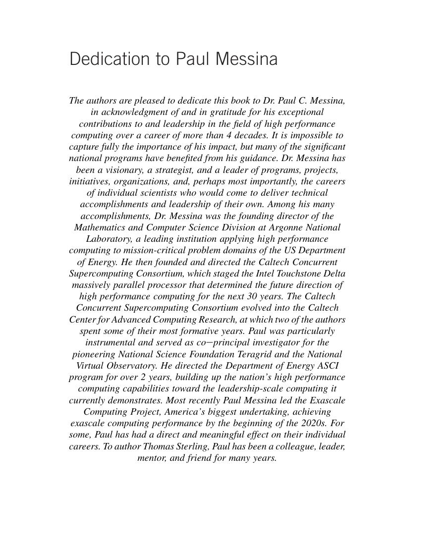 Preview page 4 of eBook PDF High Performance Computing Modern Systems and Practices 1st Edition By Thomas Sterling, Maciej Brodowicz, Matt