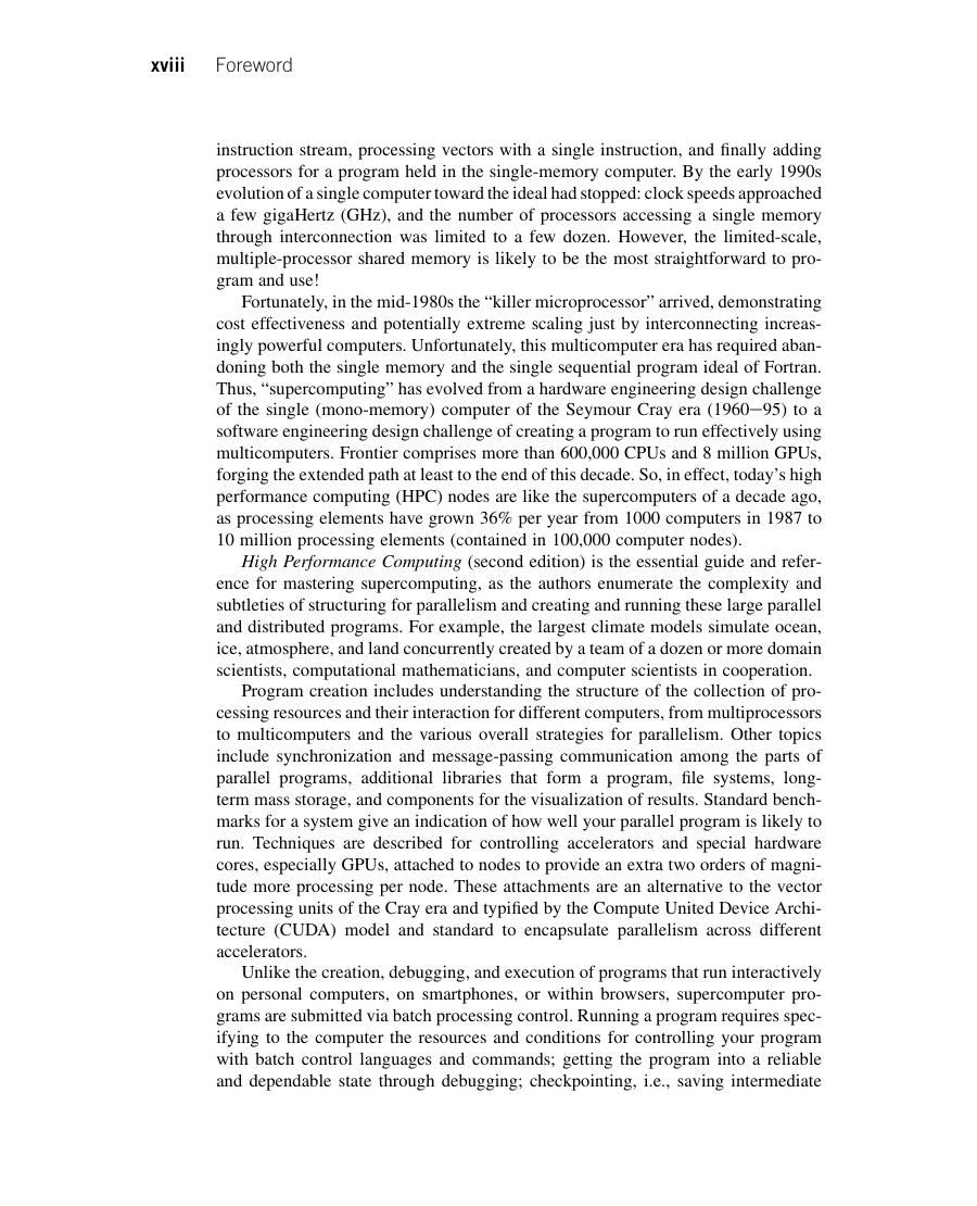 Preview page 6 of eBook PDF High Performance Computing Modern Systems and Practices 1st Edition By Thomas Sterling, Maciej Brodowicz, Matt
