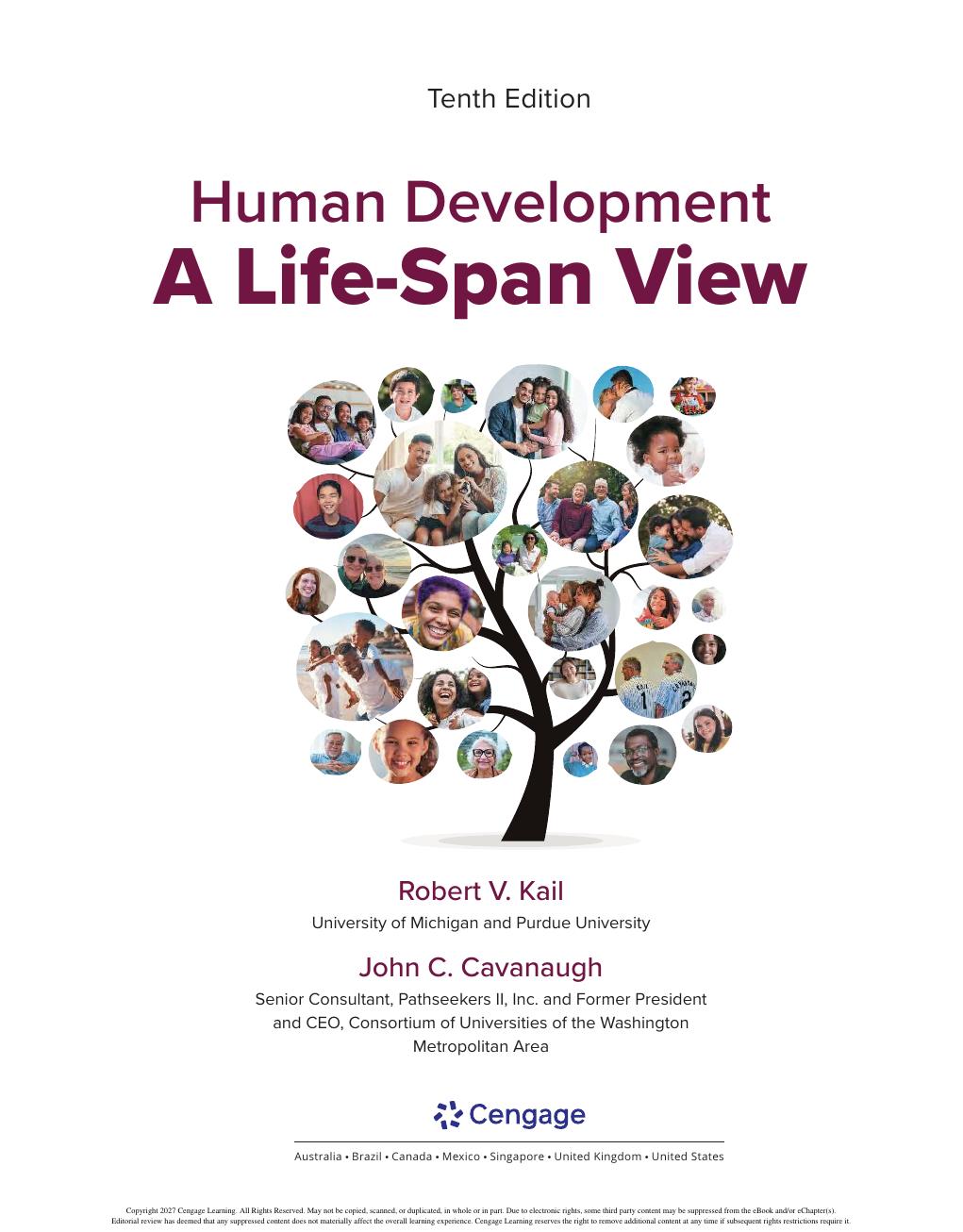 Preview page 2 of eBook PDF Human Development A Life-Span View 10th Edition By Robert Kail, John Cavanaugh