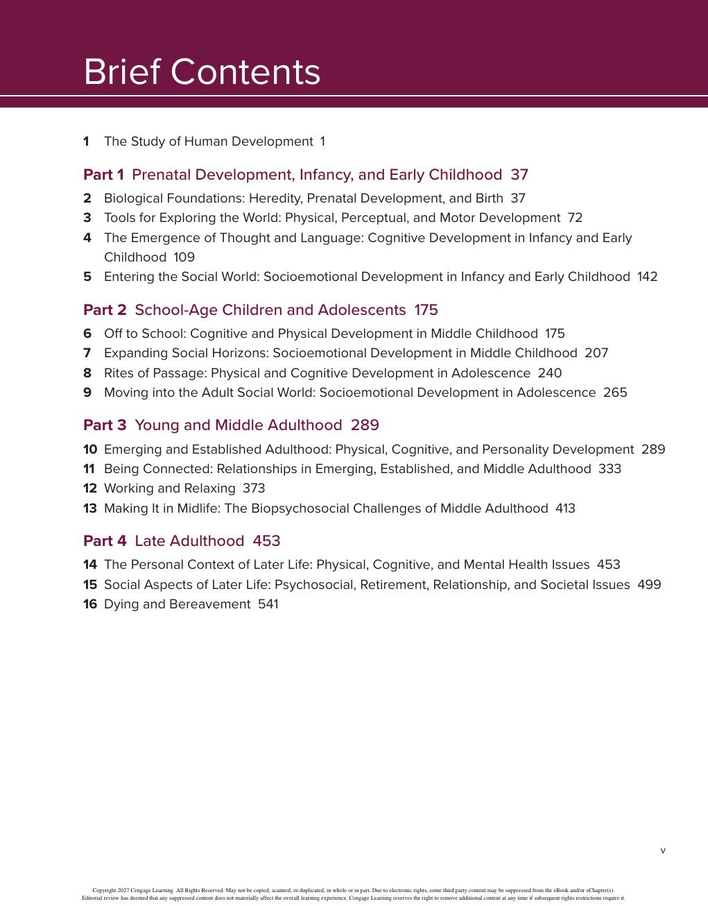 Preview page 7 of eBook PDF Human Development A Life-Span View 10th Edition By Robert Kail, John Cavanaugh