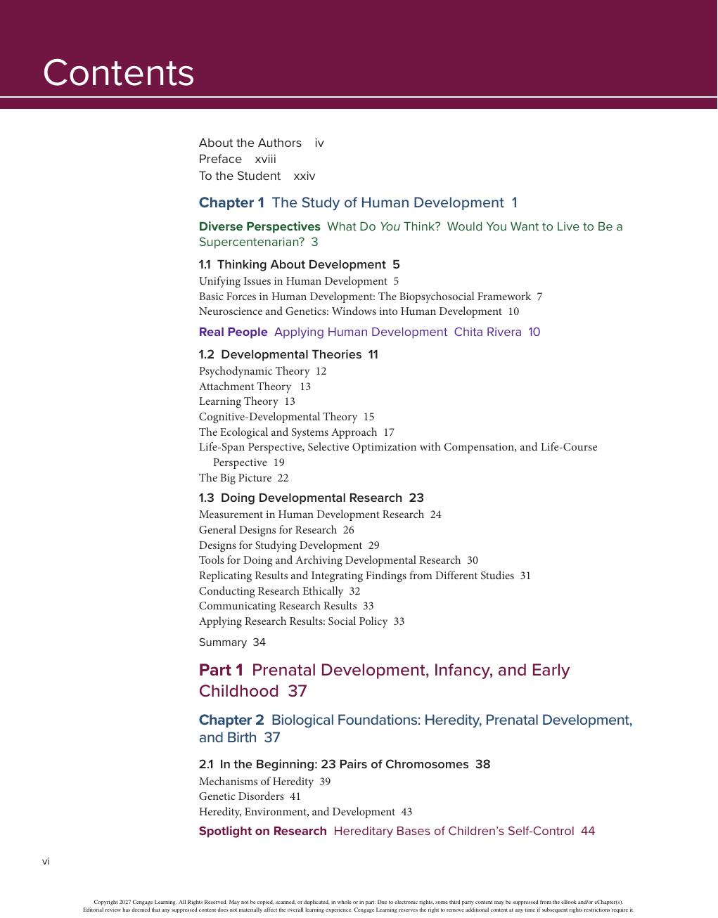 Preview page 8 of eBook PDF Human Development A Life-Span View 10th Edition By Robert Kail, John Cavanaugh