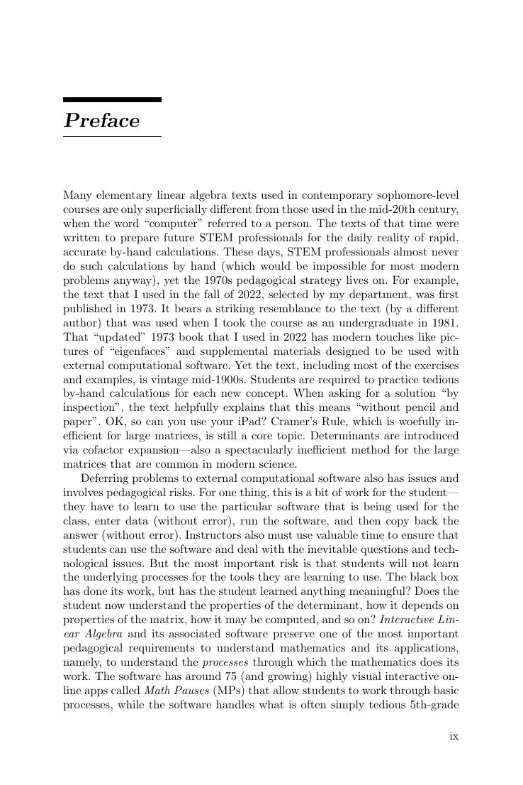 Preview page 8 of eBook PDF Interactive Linear Algebra 1st Edition By Conrad Plaut