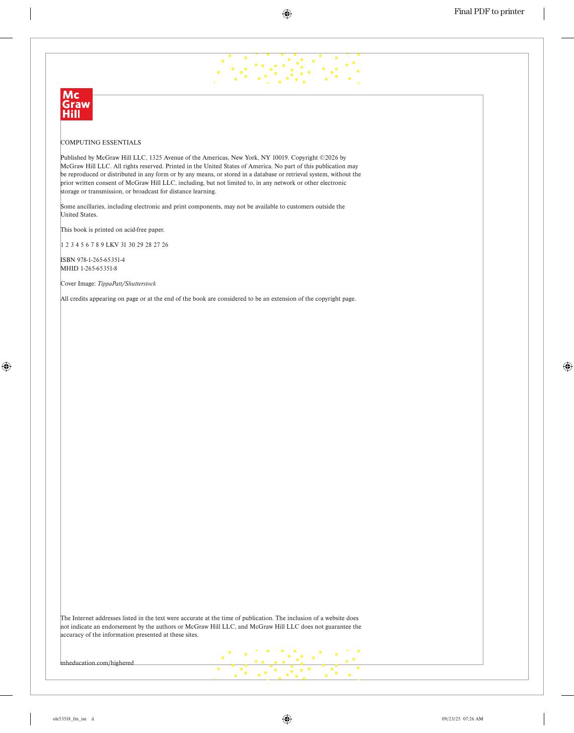 Preview page 3 of ISE Computing Essentials Making IT Work for You 2026 Release By Timothy O'Leary, Linda O'Leary, Daniel O'Leary