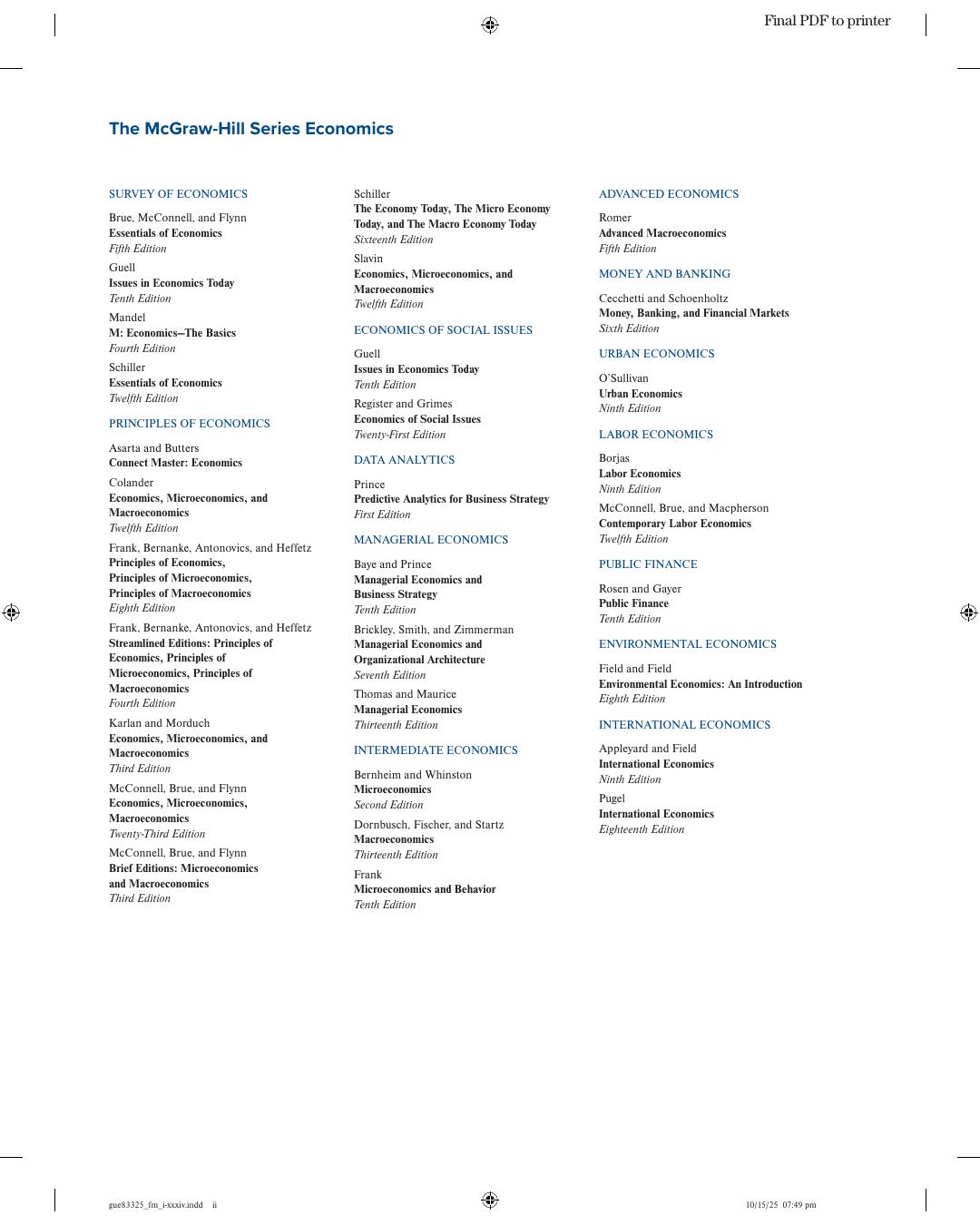 Preview page 4 of ISE Issues in Economics Today 2026 Release By Robert Guell