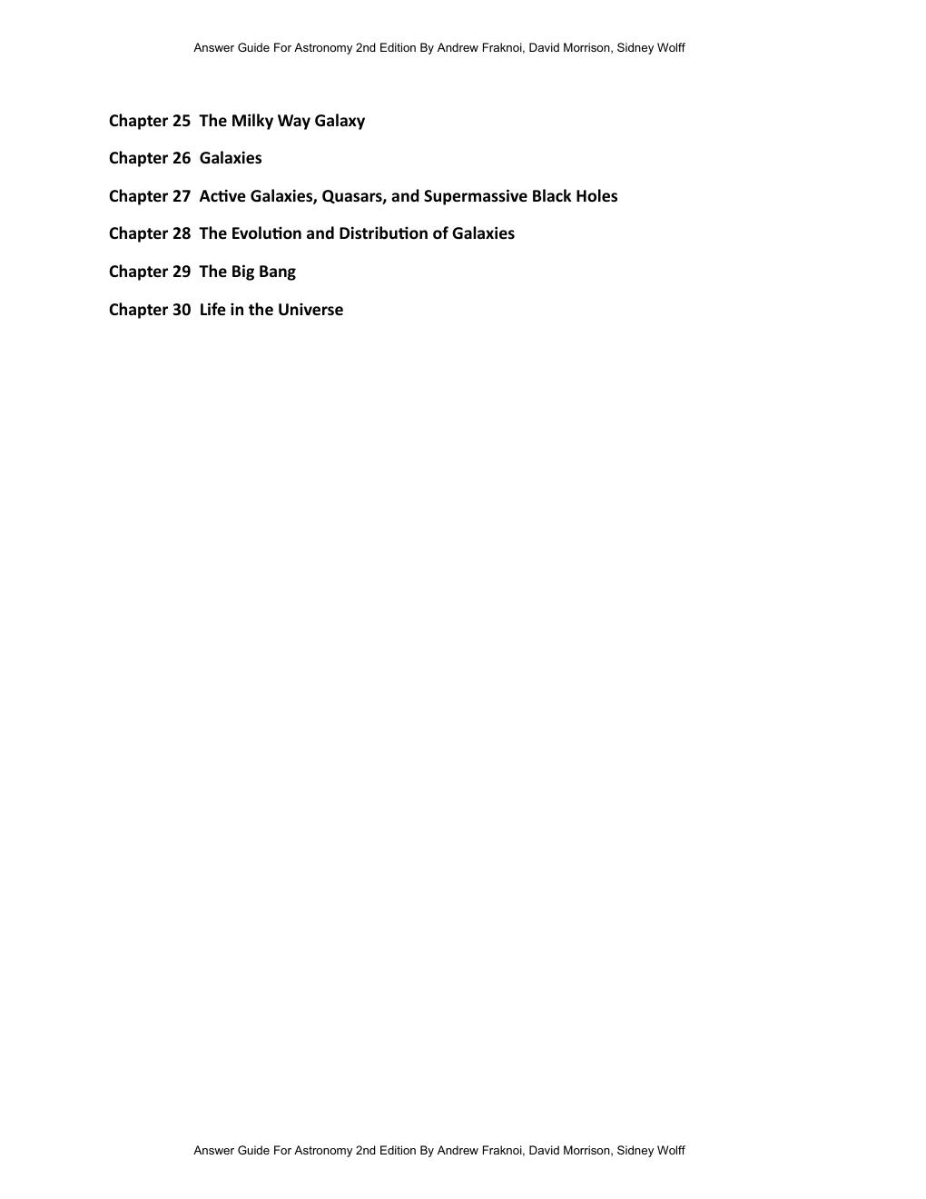 Preview page 4 of Instructor Answer Guide Astronomy 2nd Edition By Andrew Fraknoi, David Morrison, Sidney Wolff (OpenStax)