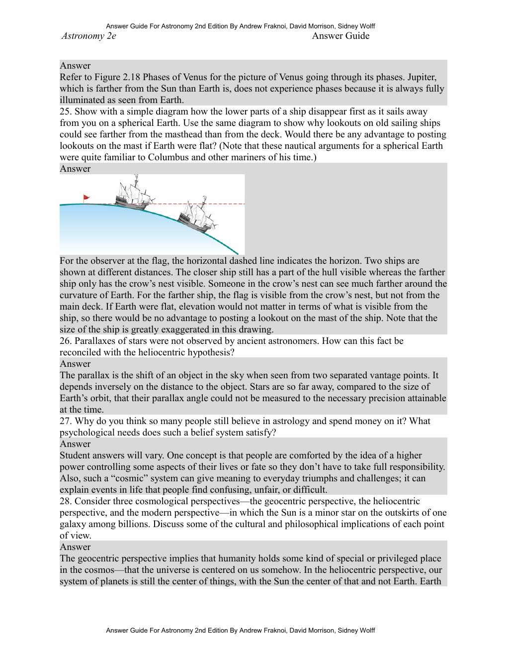 Preview page 9 of Instructor Answer Guide Astronomy 2nd Edition By Andrew Fraknoi, David Morrison, Sidney Wolff (OpenStax)