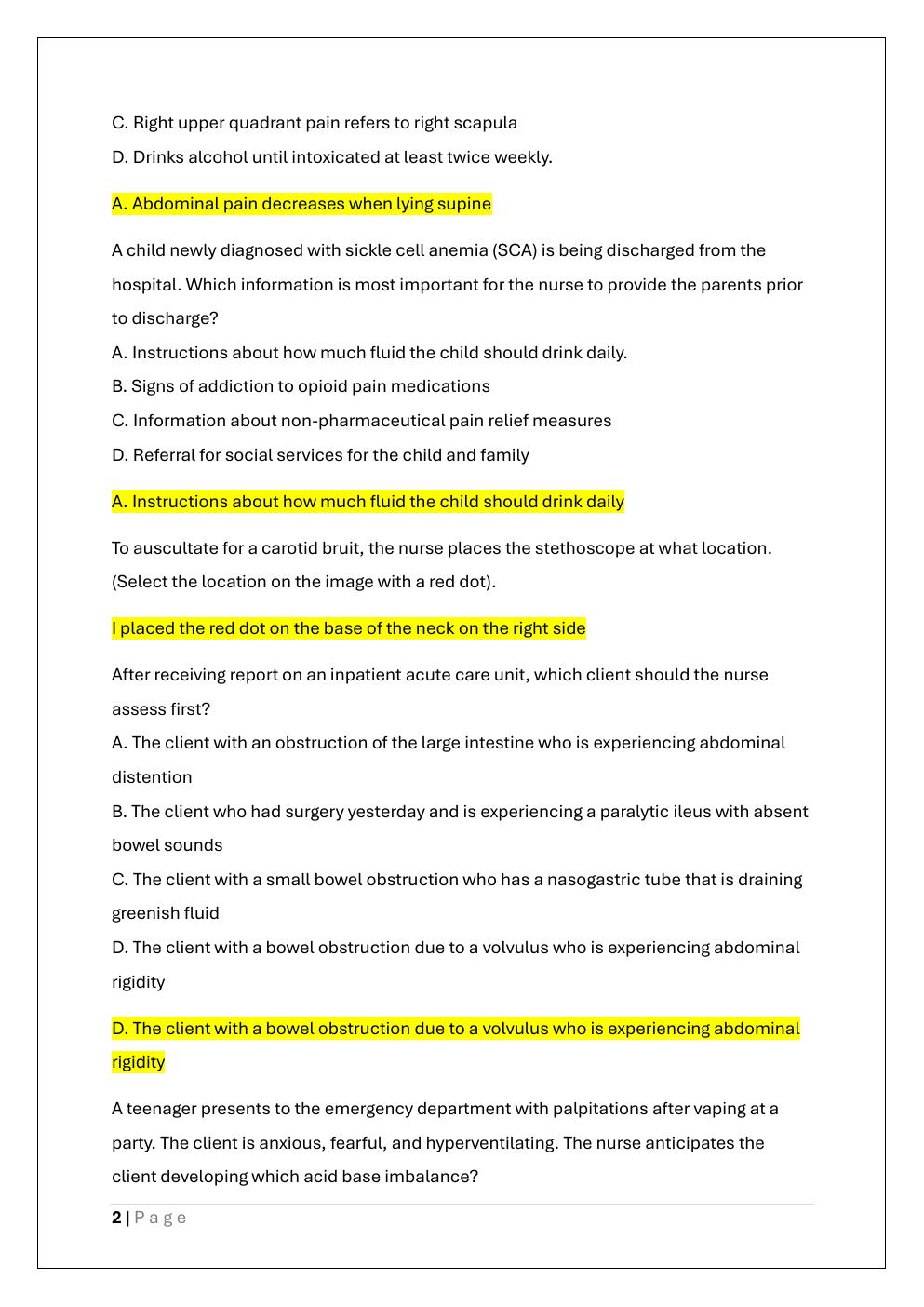 Preview page 2 of LEADERSHIP HESI EXAM PREP TEST BANK 1
