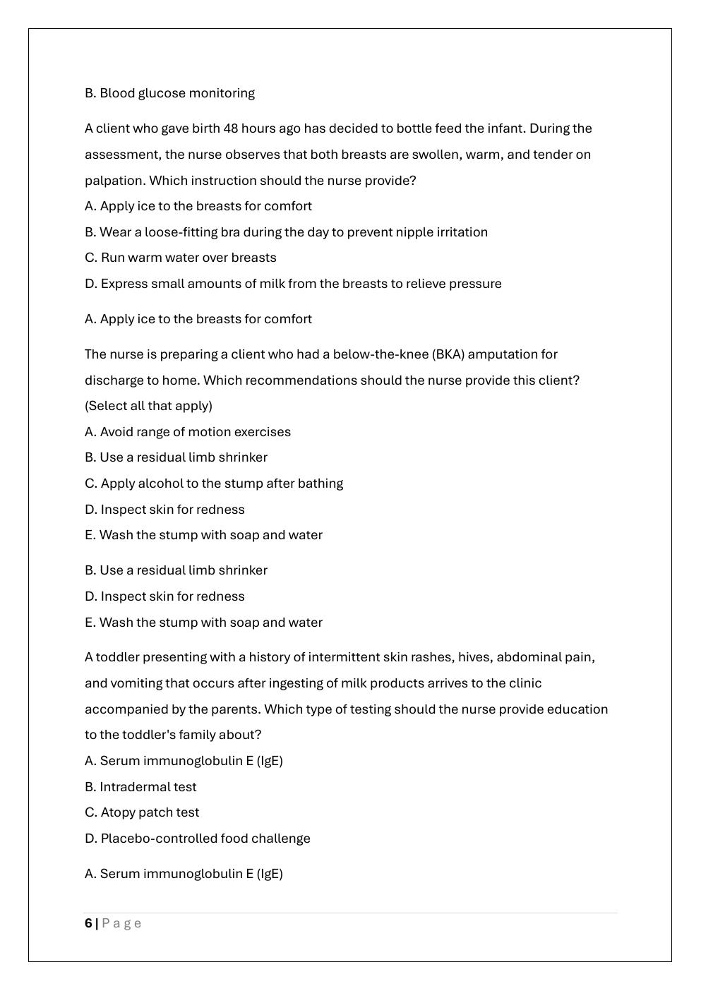 Preview page 6 of LEADERSHIP HESI EXAM PREP TEST BANK 1
