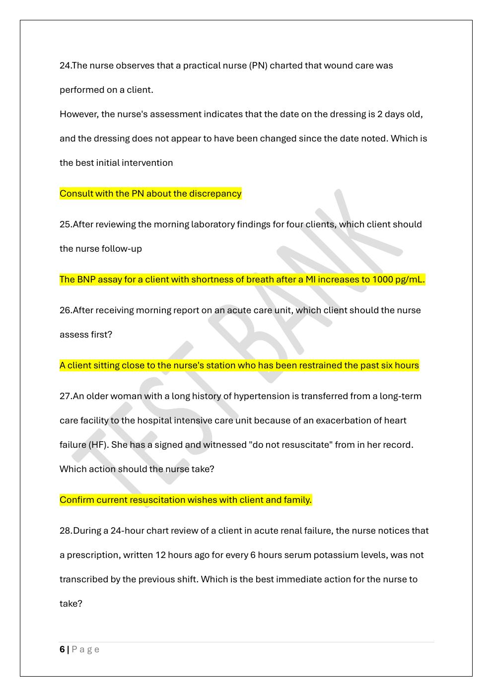 Preview page 6 of LEADERSHIP HESI EXAM PREP TEST BANK 2