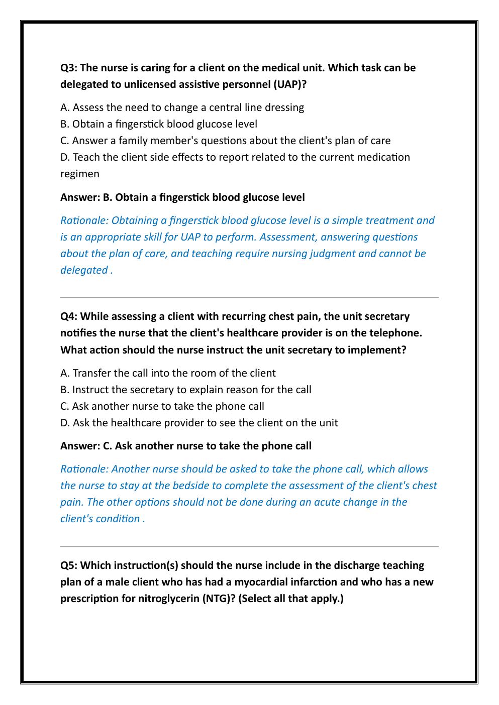 Preview page 2 of EXIT HESI COMPREHENSIVE B EVOLVE PRACTICE EXAM  1000 PRACTICE QUESTIONS WITH VERIFIED ANSWERS  AND DETAILED RATIONALES