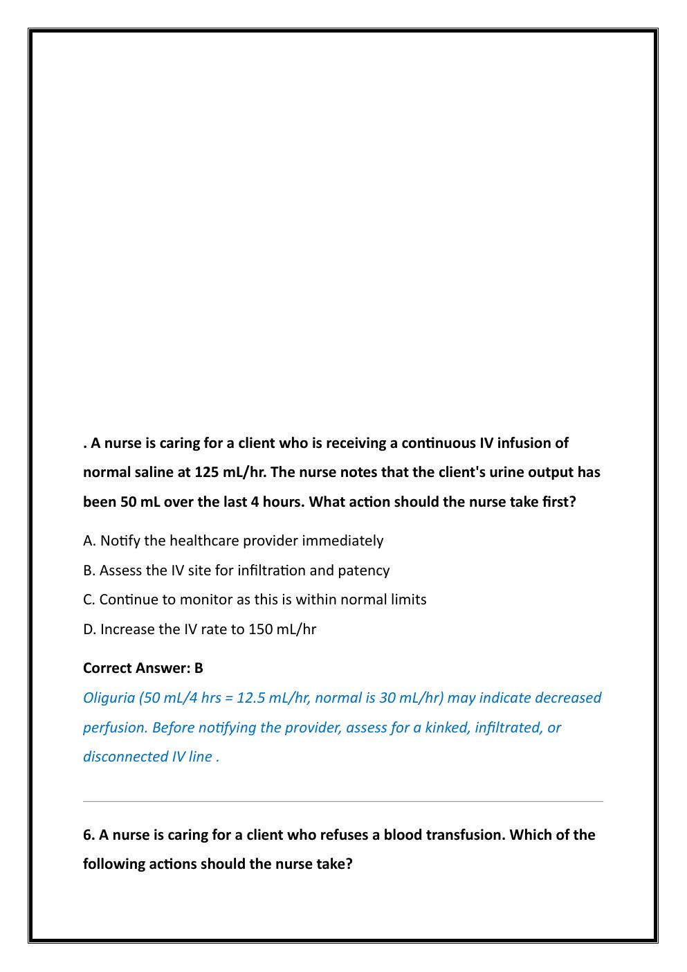 Preview page 6 of ATI RN COMPREHENSIVE PREDICTOR 2026 NEWEST  ACTUAL SCREENSHOT EXAM