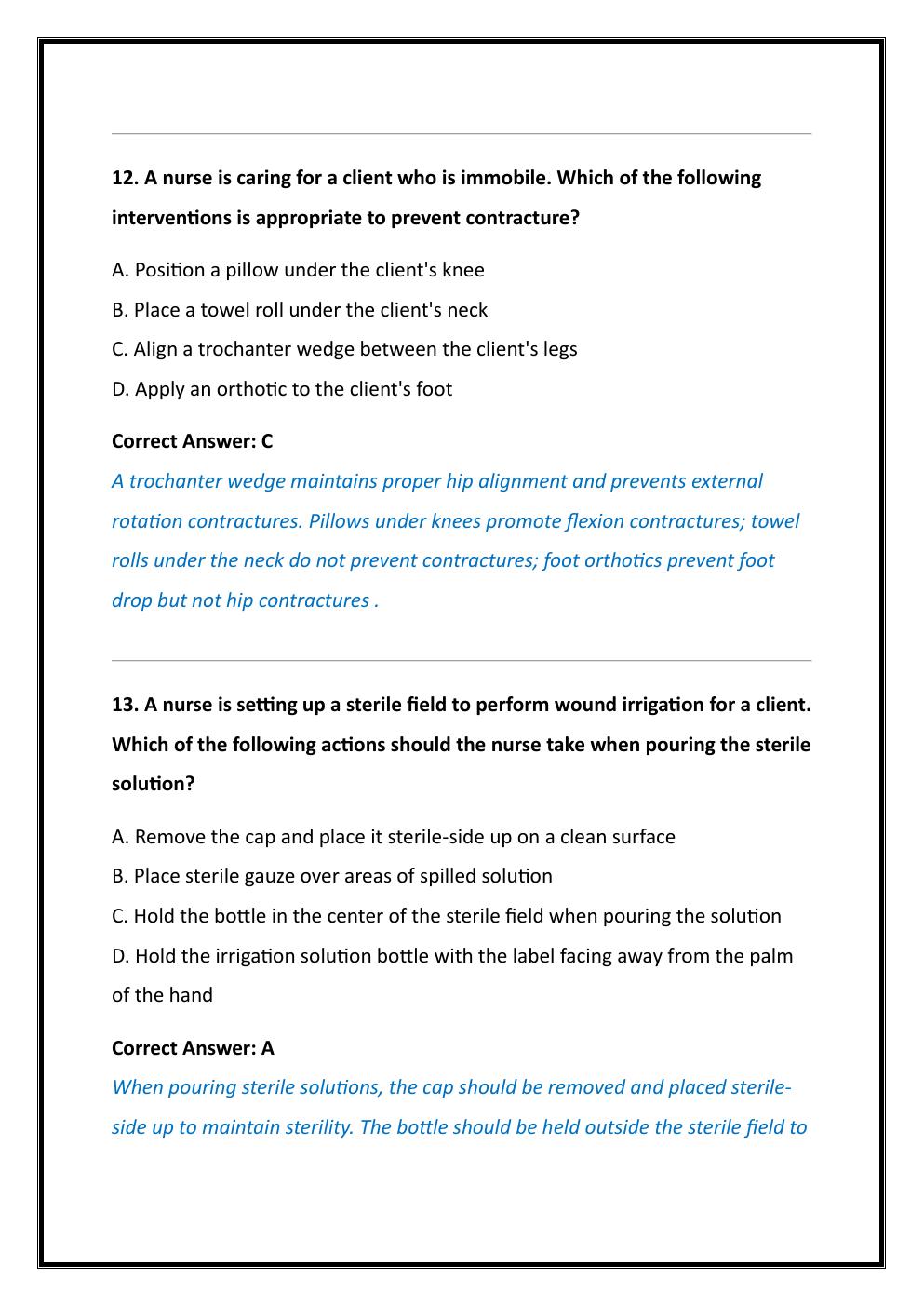 Preview page 10 of ATI RN COMPREHENSIVE PREDICTOR 2026 NEWEST  ACTUAL SCREENSHOT EXAM