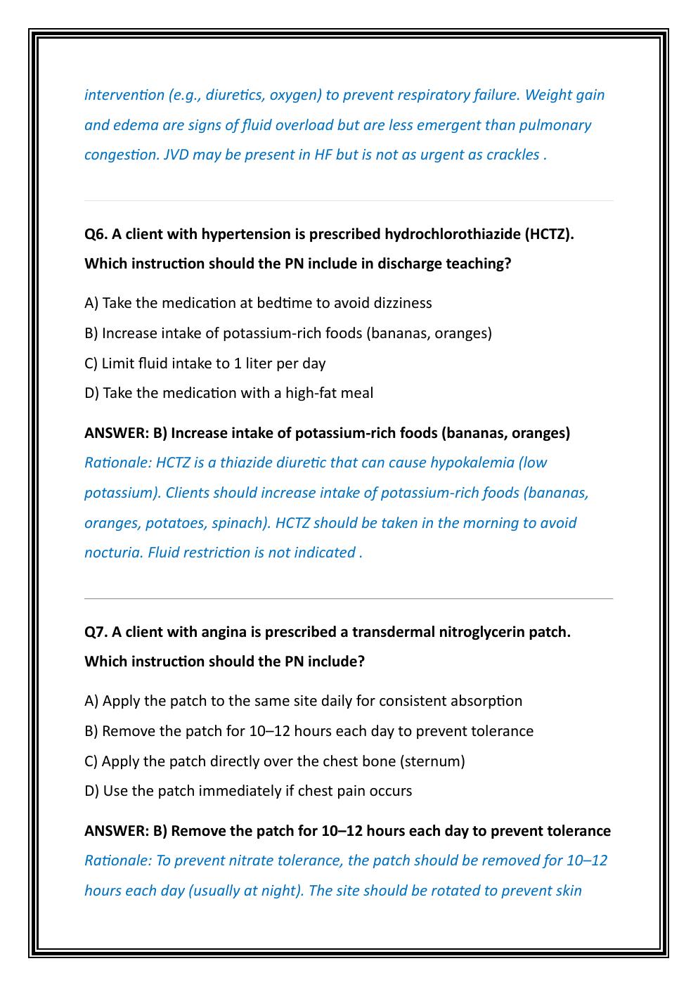 Preview page 4 of HESI PN MED-SURG TEST BANK
