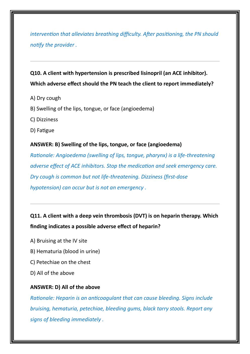 Preview page 6 of HESI PN MED-SURG TEST BANK