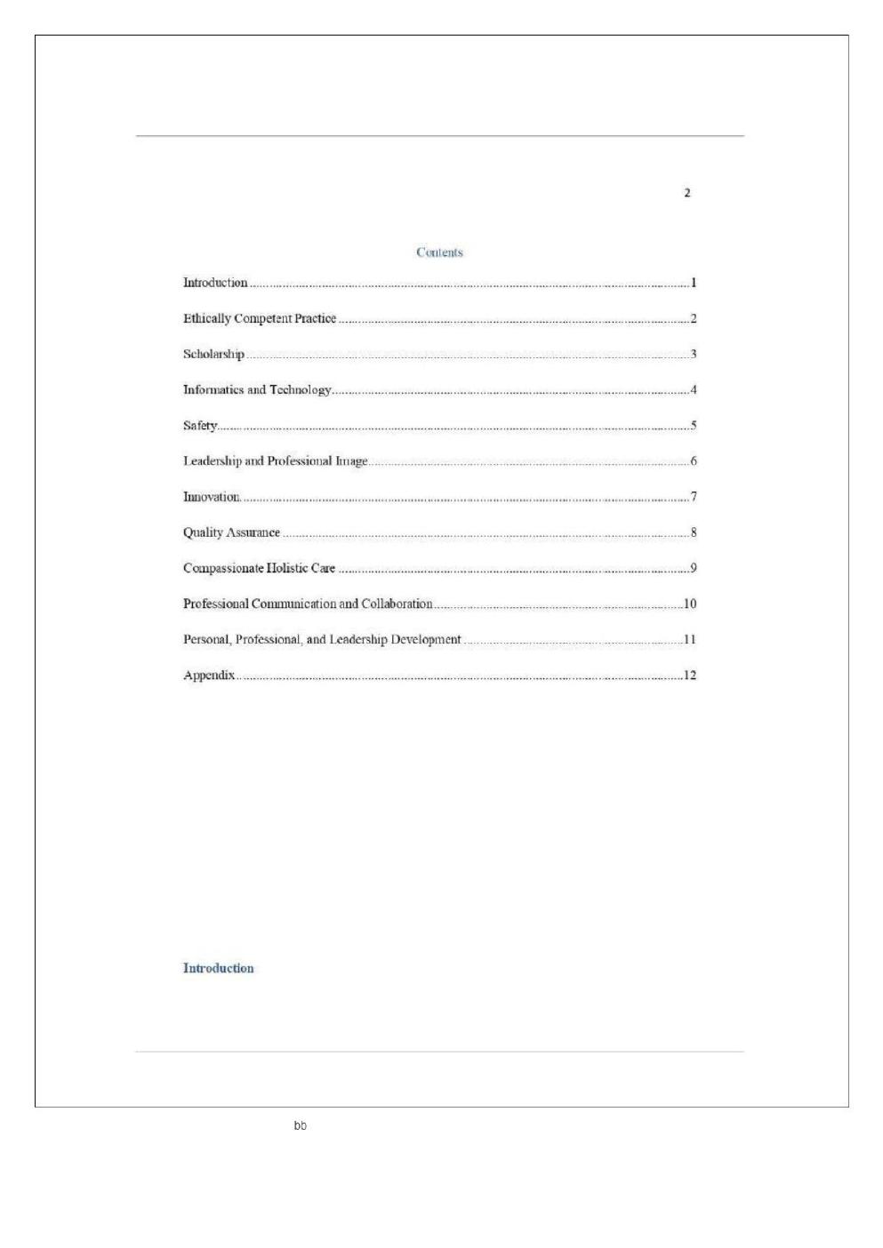 Preview page 3 of WGU D226 NQM1 TASK 2: E-PORTFOLIO SUBMISSION | FINAL BSPU | 2026 Update with complete solutions.