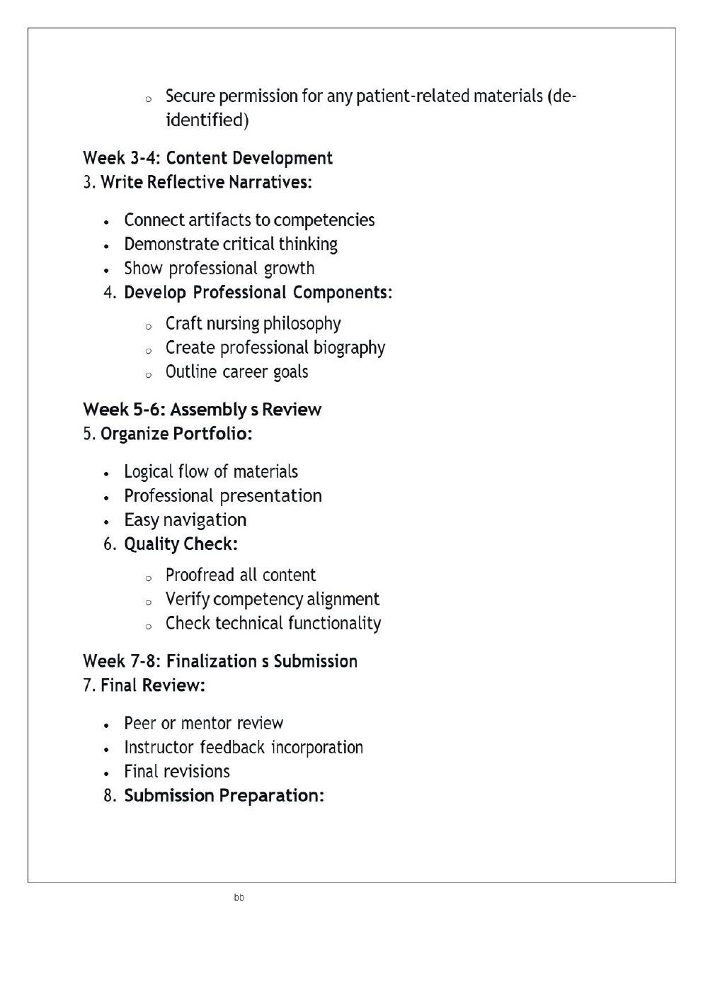 Preview page 7 of WGU D226 NQM1 TASK 2: E-PORTFOLIO SUBMISSION | FINAL BSPU | 2026 Update with complete solutions.