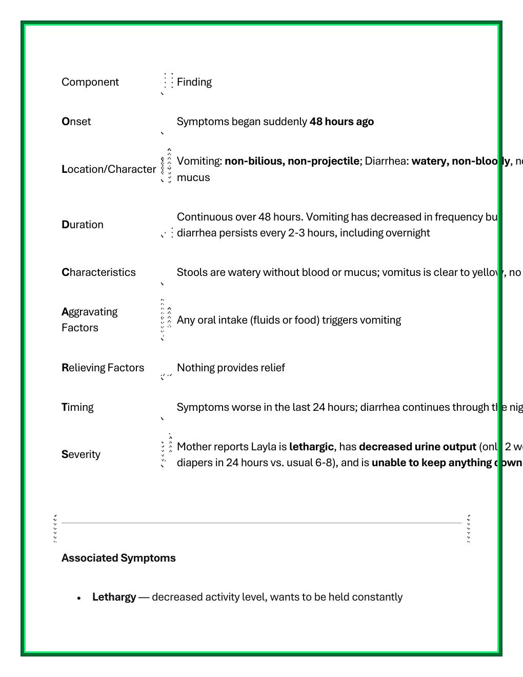 Preview page 4 of Pediatric Rotavirus Gastroenteritis with  Moderate-to-Severe Dehydration: A  Structured i-Human Virtual Patient Case  St