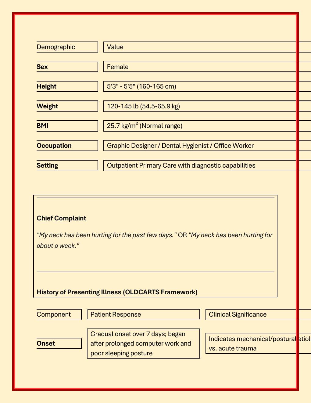 Preview page 3 of WEEK 9 CLASS 6512 I HUMAN CASE  STUDY 30 YEAR OLD REASON FOR  ENCOUNTER: NECK PAIN. Expert-verified  solutions