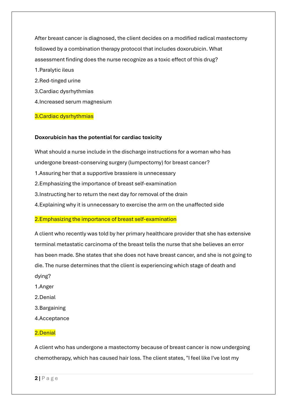 Preview page 2 of RNSG 1517 PROTECTION AND REGULATION  SEMESTER 1 EXAM