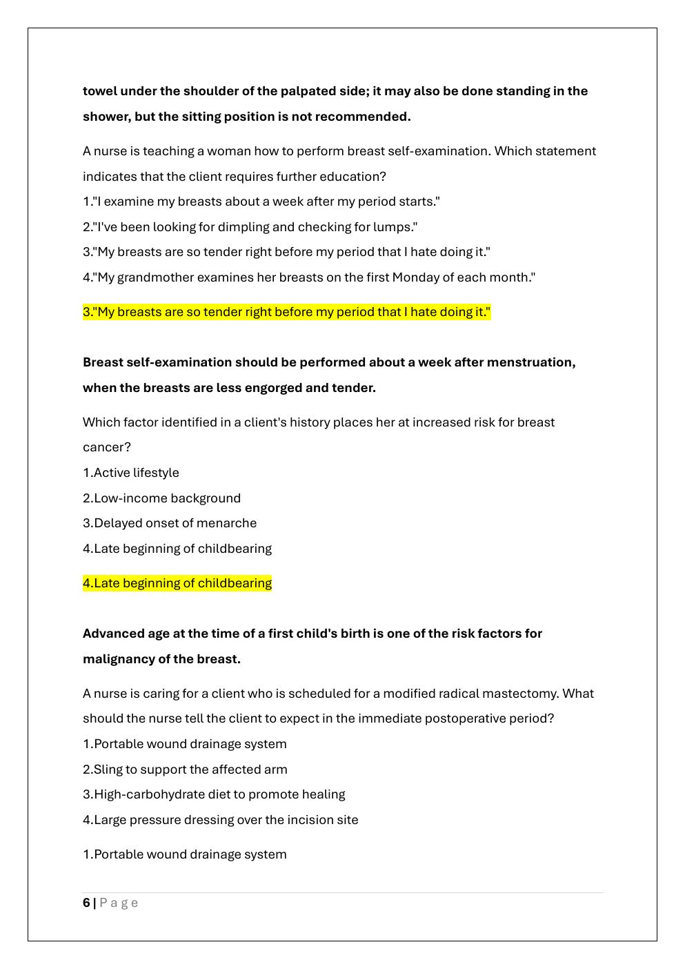 Preview page 6 of RNSG 1517 PROTECTION AND REGULATION  SEMESTER 1 EXAM