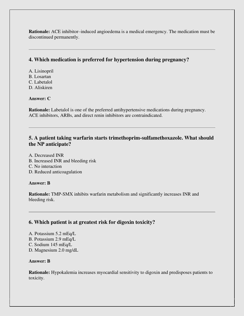 Preview page 2 of NR 566 Advanced Midterm Practice Exam verified with correct answers  2026/2027 version A+ Graded