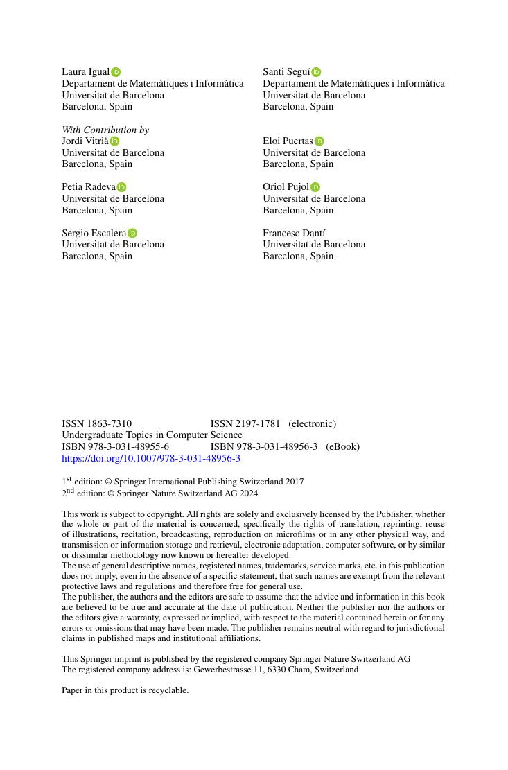 Preview page 5 of eBook [PDF] Introduction to Data Science A Python Approach to Concepts Techniques and Applications 2nd Edition By Laura