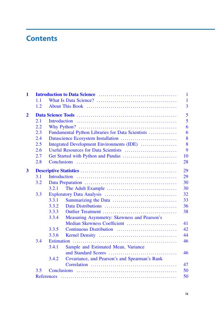 Preview page 9 of eBook [PDF] Introduction to Data Science A Python Approach to Concepts Techniques and Applications 2nd Edition By Laura