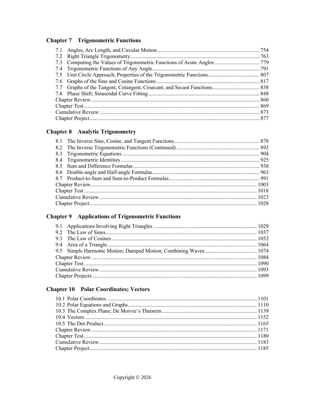 Preview page 6 of Solutions Manual For Algebra and Trigonometry Enhanced with Graphing Utilities 9th Edition By Michael Sullivan
