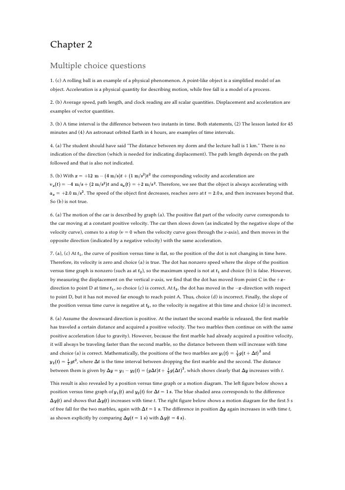 Preview page 5 of Solutions Manual for College Physics Explore and Apply 3rd Edition By Eugenia Etkina, Gorazd Planinsic, Joshua Rutberg,