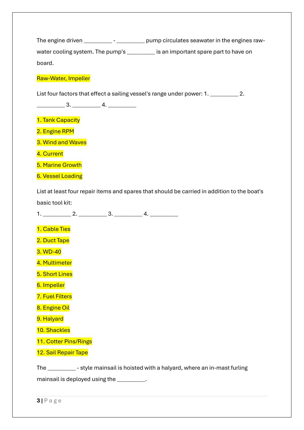 Preview page 3 of ASA 104 BAREBOAT CRUISING  CERTIFICATION EXAM