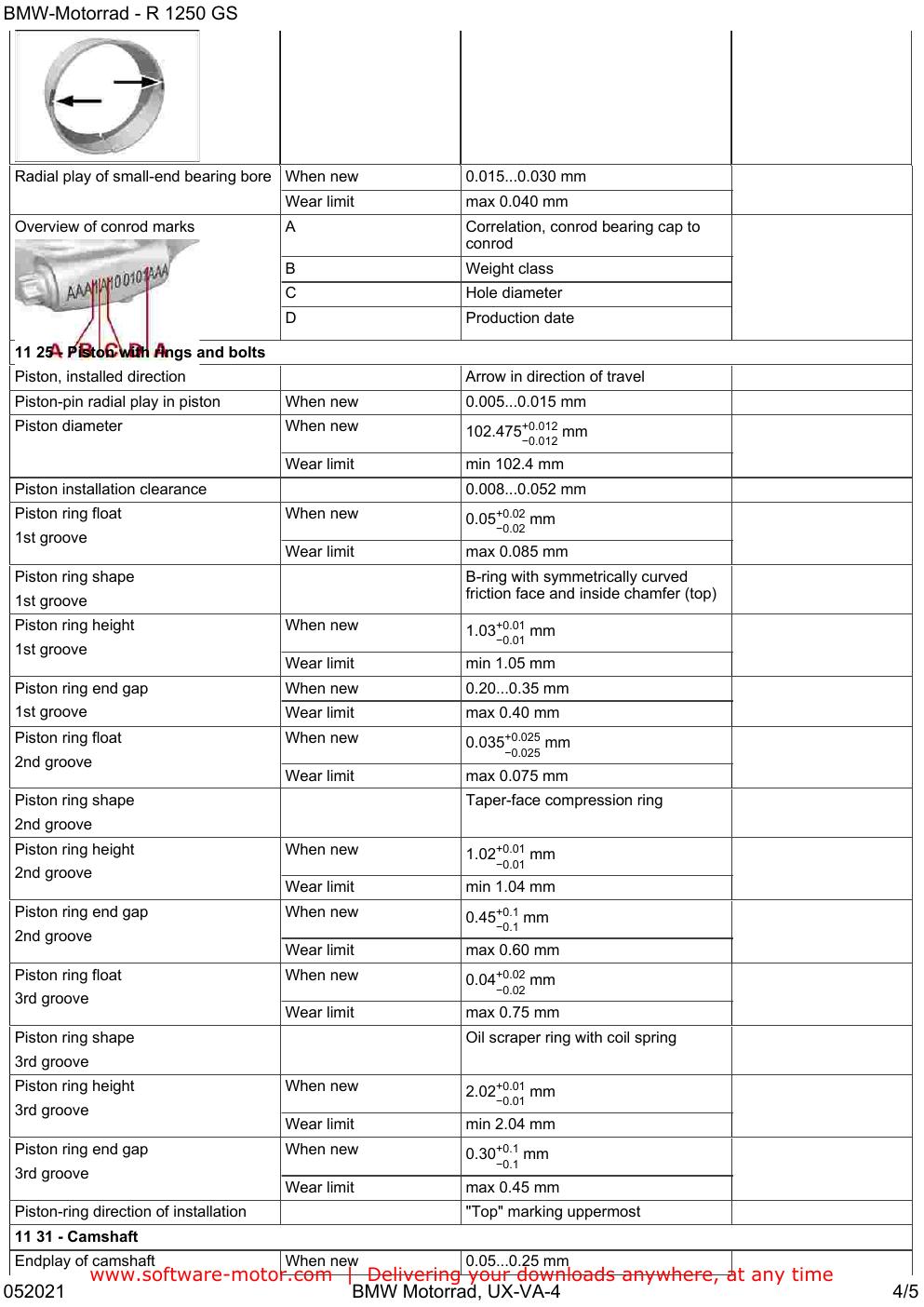 Preview page 6 of BMW R 1250 GS K50 12 Workshop Service Manual