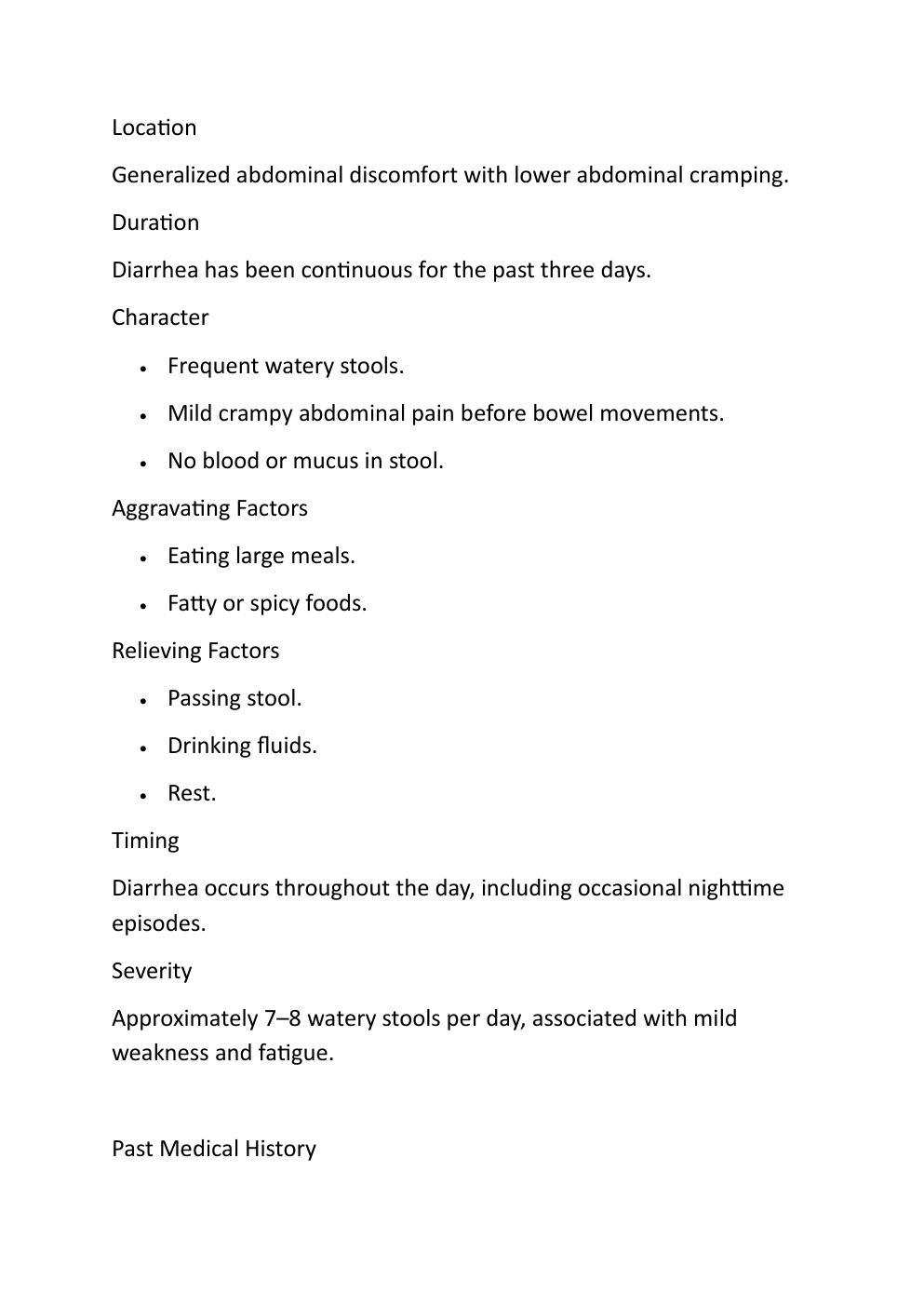 Preview page 4 of IHUMAN CASE STUDY. DAN  JONES, 42-YEAR-OLD. REASON  FOR ENCOUNTER: DIARRHEA.   EXAM STUDY GUIDE. GRADED A+.  LATEST 2026