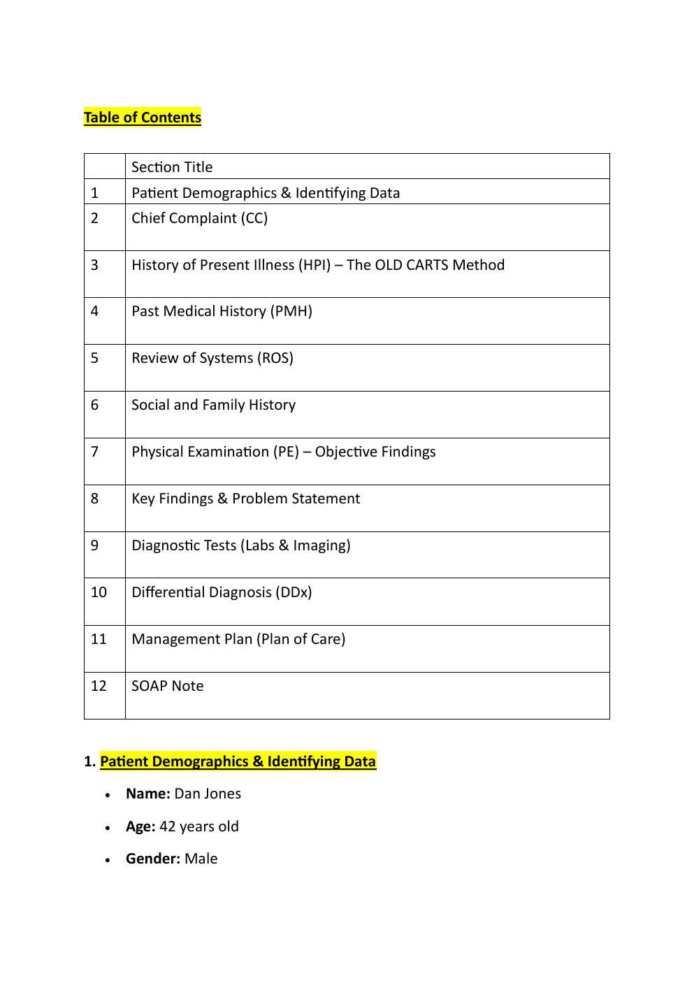Preview page 2 of IHUMAN CASE STUDY. 42-YEAR OLD, DAN JONES. REASON FOR  ENCOUNTER: DIARRHEA.   EXAM STUDY GUIDE. GRADED A+.   LATEST 2026
