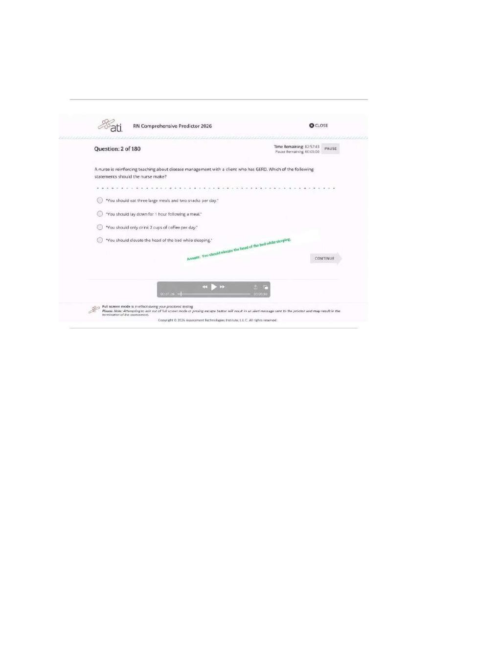 Preview page 2 of ATI RN Comprehensive Predictor Exit Exam  2026/ with screenshots Questions and correct  verified answers. Guaranteed pas