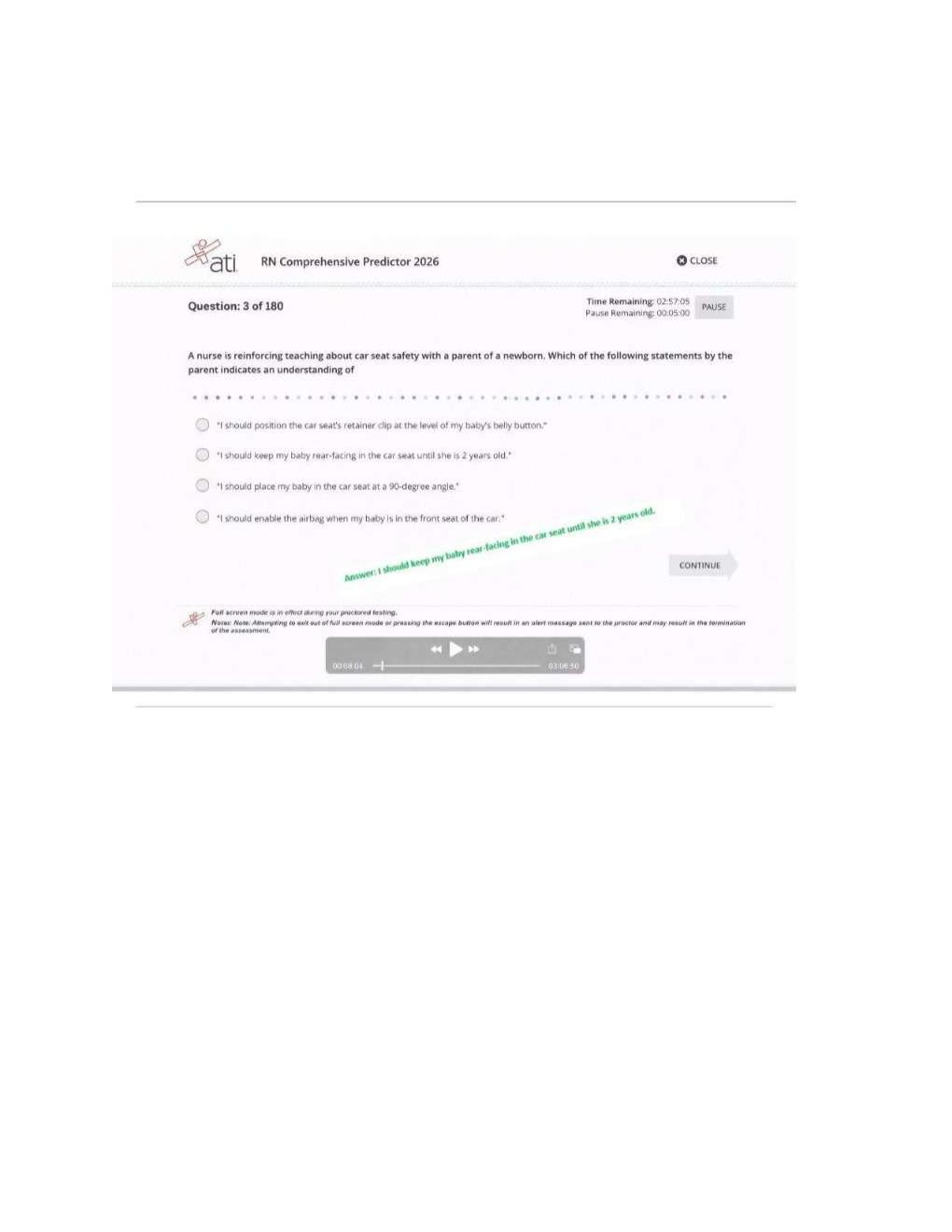 Preview page 3 of ATI RN Comprehensive Predictor Exit Exam  2026/ with screenshots Questions and correct  verified answers. Guaranteed pas