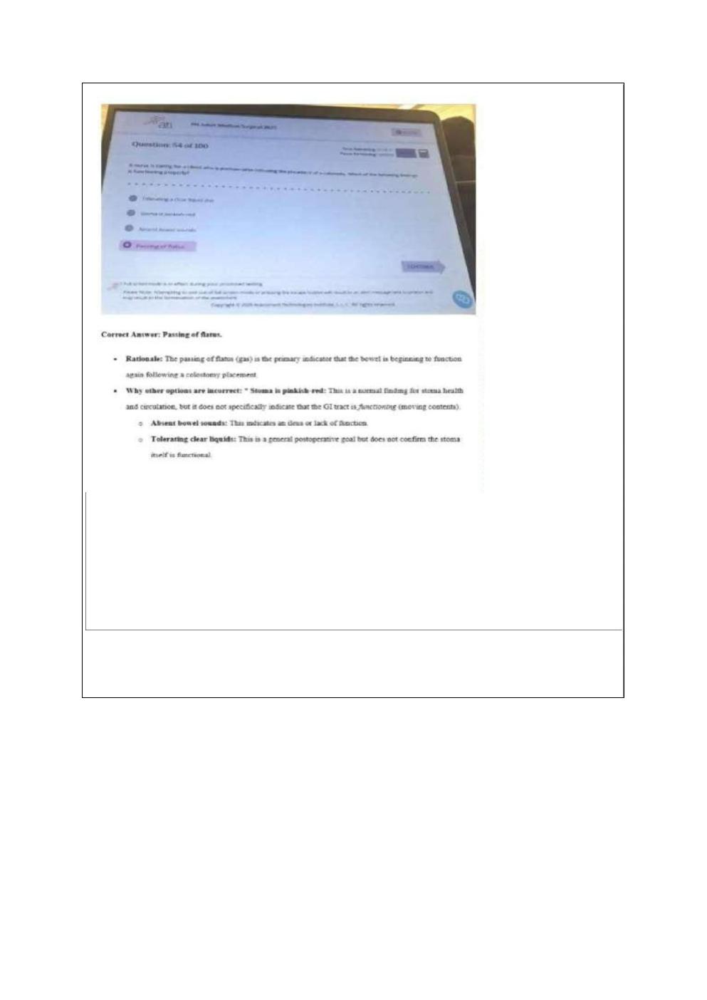 Preview page 2 of ATI RN Comprehensive Predictor 2026 Exit  Retake Exam with NGN and real screenshots  / with Questions and correct verifi