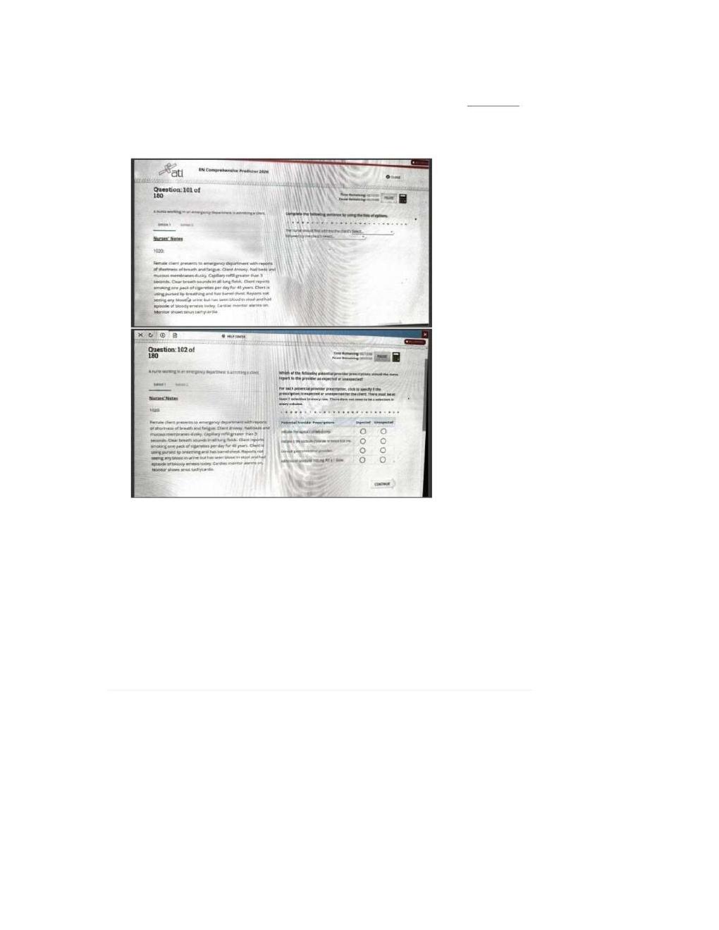 Preview page 2 of ATI RN Comprehensive Predictor Exit Exam  2026/ with screenshots Questions and correct  verified answers. Guaranteed pas