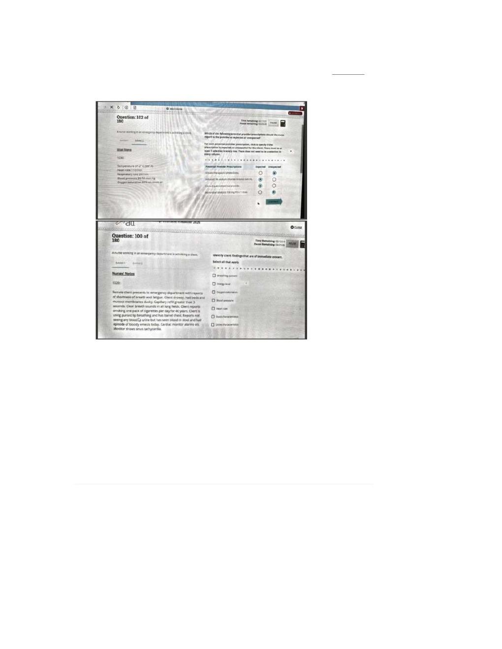 Preview page 3 of ATI RN Comprehensive Predictor Exit Exam  2026/ with screenshots Questions and correct  verified answers. Guaranteed pas