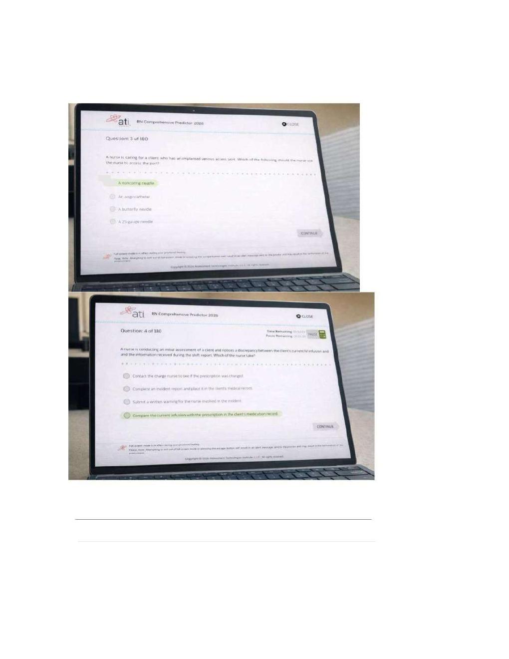 Preview page 2 of ATI RN Comprehensive Predictor Exit Exam  2026/ with screenshots Questions and correct  verified answers. Guaranteed pas