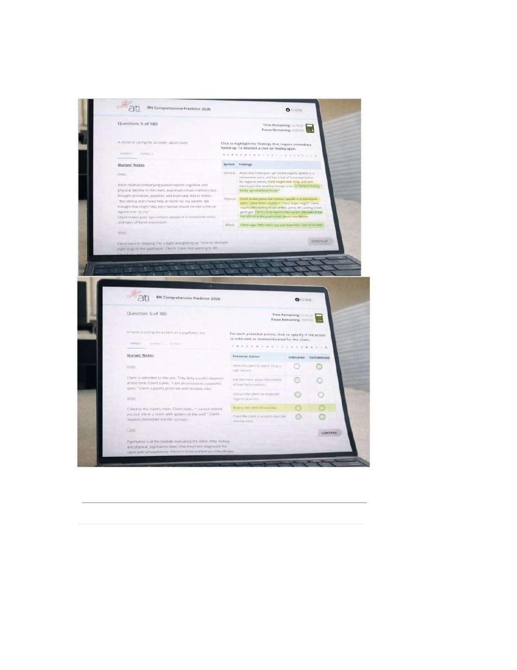 Preview page 3 of ATI RN Comprehensive Predictor Exit Exam  2026/ with screenshots Questions and correct  verified answers. Guaranteed pas