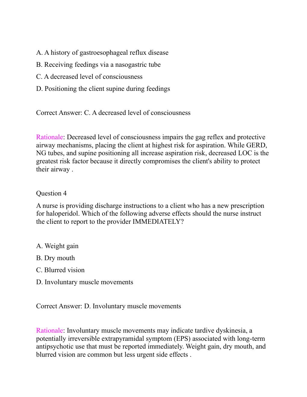 Preview page 7 of ATI RN Comprehensive Predictor Exit Exam  2026/ with screenshots Questions and correct  verified answers. Guaranteed pas
