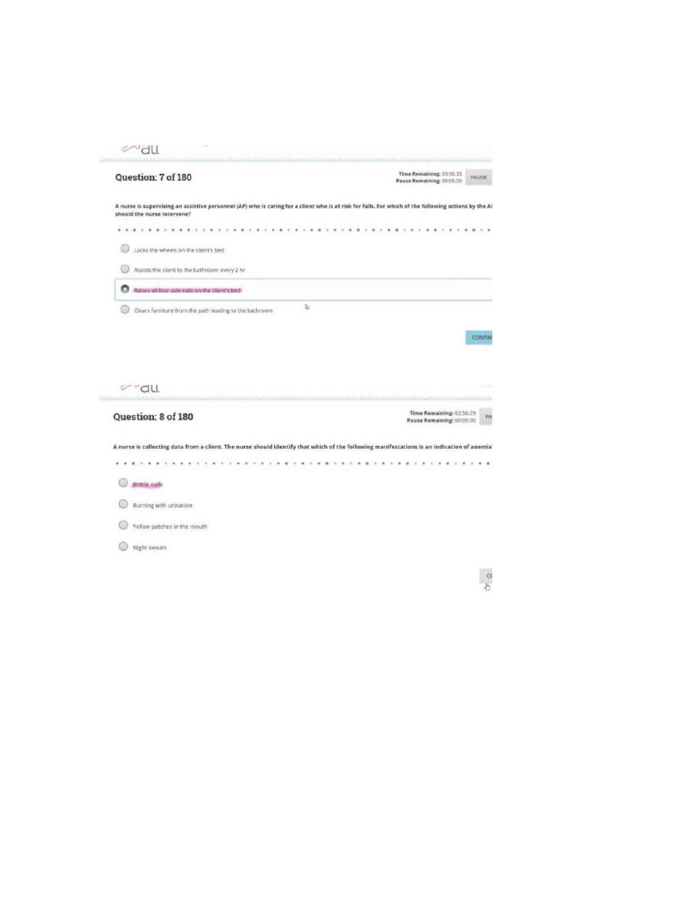 Preview page 5 of ATI PN Comprehensive Predictor Exit Level  3 Exam with NGN With screenshots,  questions, and correct verified answers.