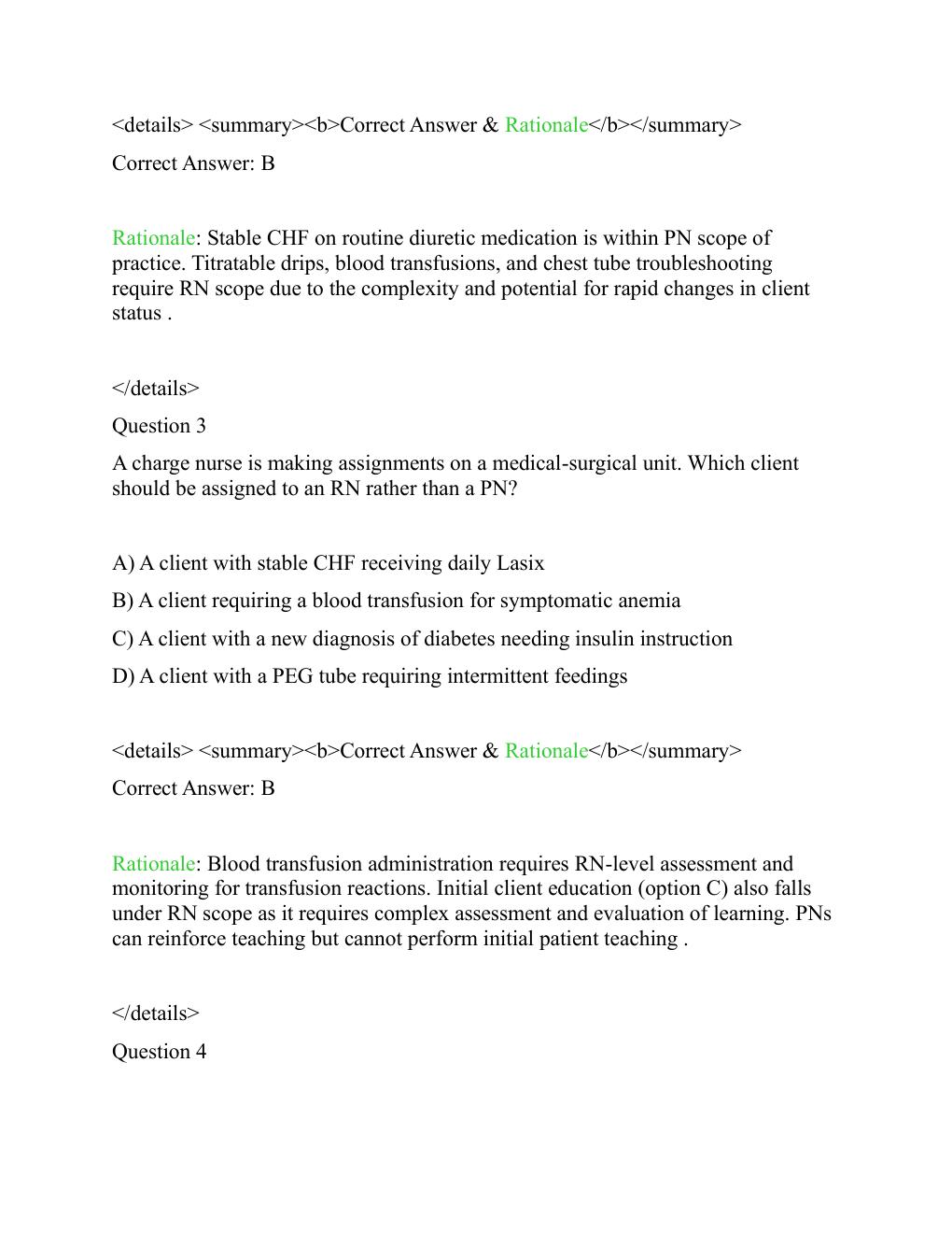 Preview page 6 of ATI PN Comprehensive Predictor Exit Level  3 Exam With screenshots, questions, and  correct verified answers. Guaranteed