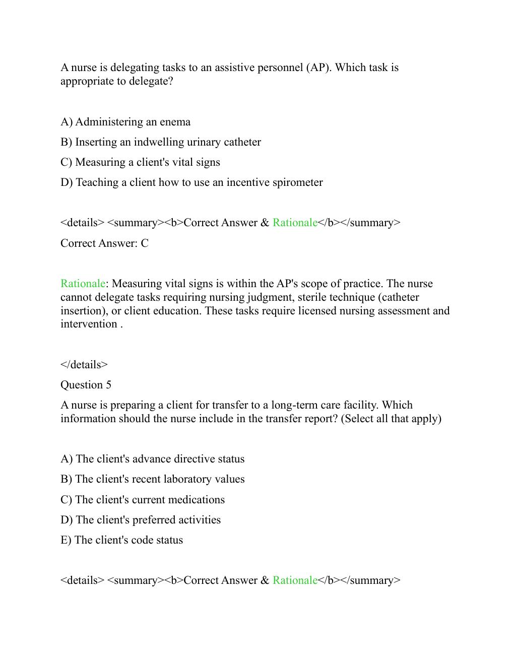 Preview page 7 of ATI PN Comprehensive Predictor Exit Level  3 Exam With screenshots, questions, and  correct verified answers. Guaranteed