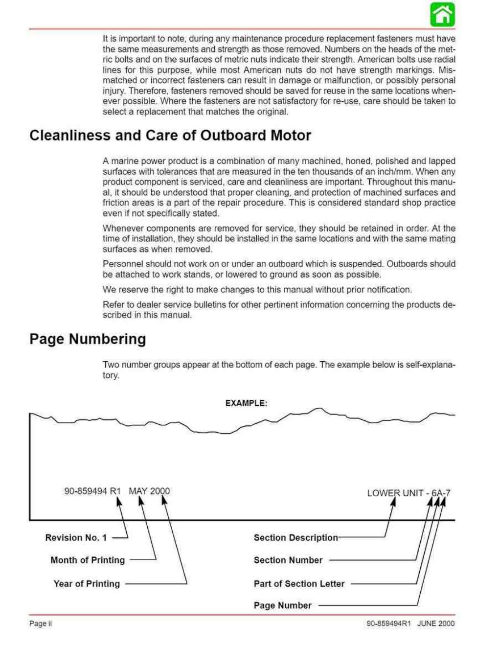 Preview page 3 of Mercury 115 135 150 175 OPTIMAX Service Manual