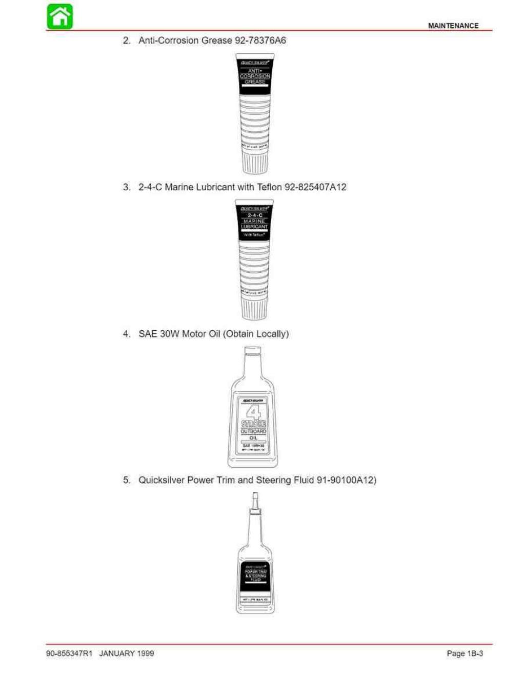 Preview page 10 of Mercury 115 135 150 175 OPTIMAX Service Manual