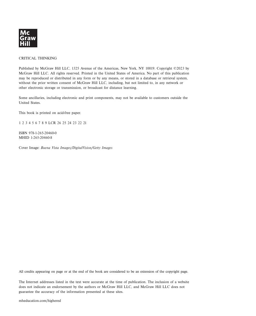 Preview page 3 of Critical Thinking a Students Introduction 7th Edition By Gregory Bassham, William Irwin
