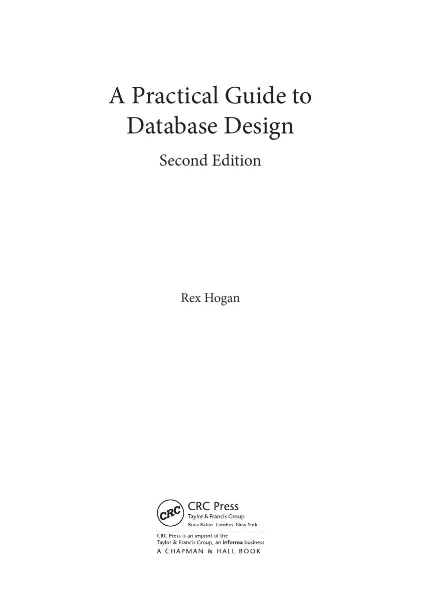 Preview page 4 of eBook [PDF] A Practical Guide to Database Design 2nd Edition By Hogan, Rex