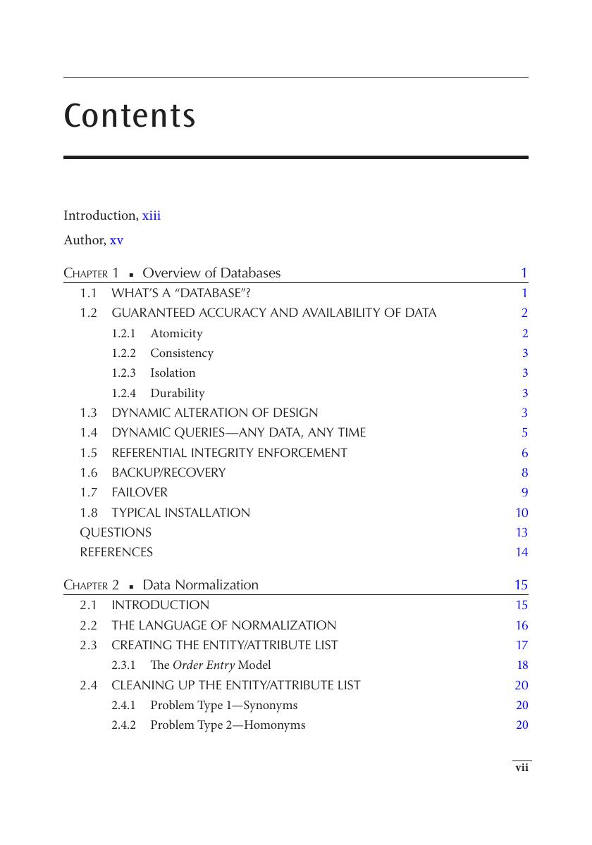 Preview page 8 of eBook [PDF] A Practical Guide to Database Design 2nd Edition By Hogan, Rex